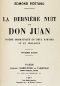 [Gutenberg 58265] • La dernière nuit de Don Juan